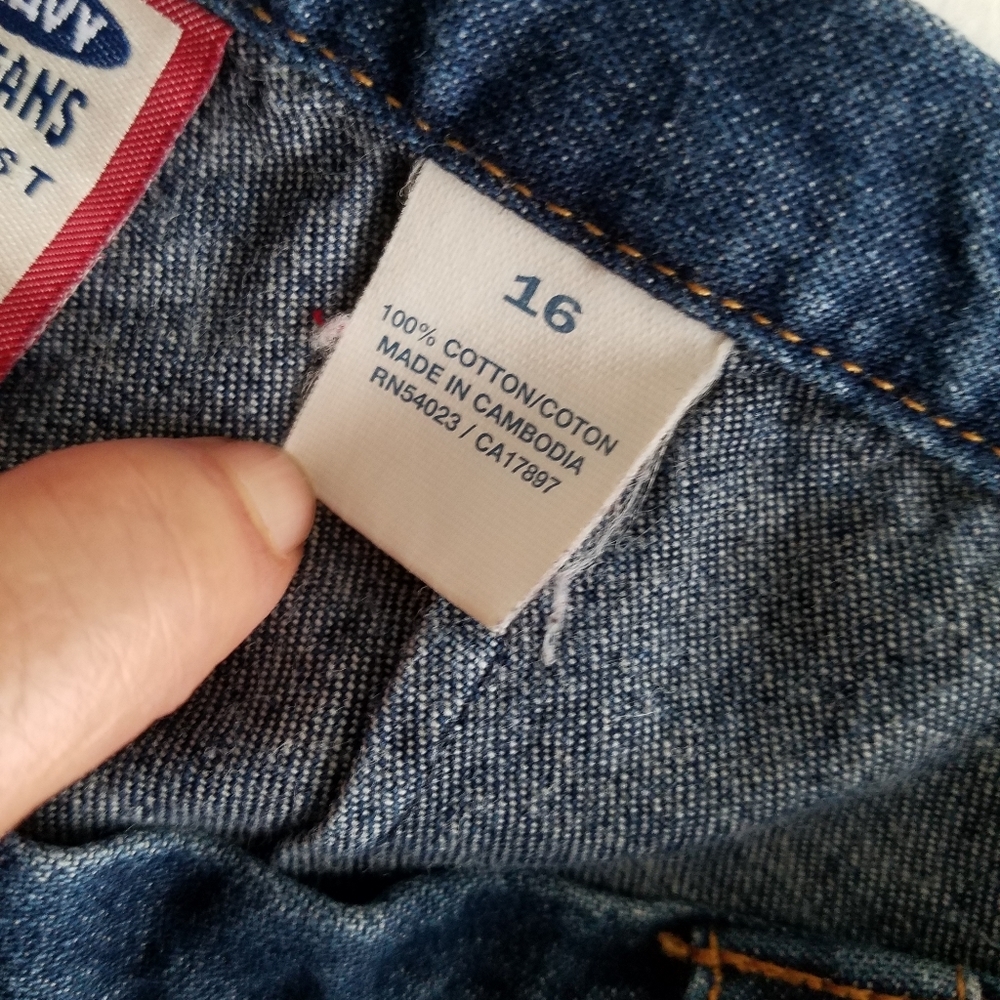 Pretty Dark Blue  Denim skirt size 16 Old  Navy - Picture 8 of 8